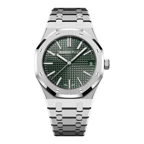 audemars piguet royal oak green|audemars piguet 15510st.